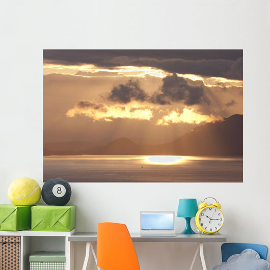 Sunset and Clouds Clarence Wall Decal
