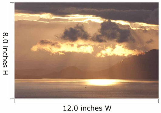 Sunset and Clouds Clarence Wall Decal