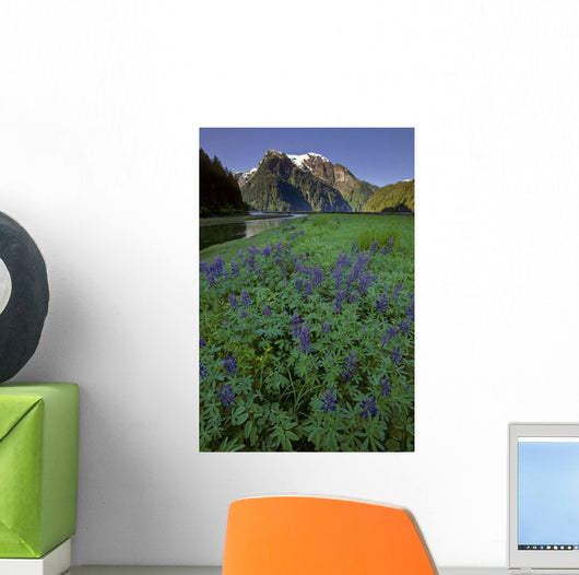Field Lupine Rudyerd River Wall Decal