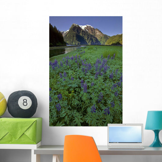 Field Lupine Rudyerd River Wall Decal
