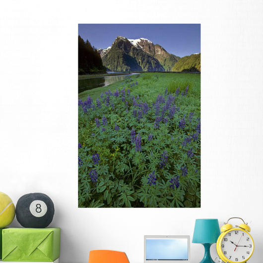 Field Lupine Rudyerd River Wall Decal