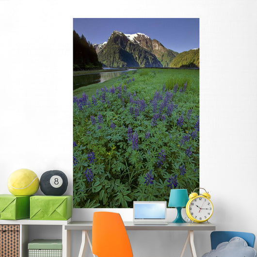 Field Lupine Rudyerd River Wall Decal
