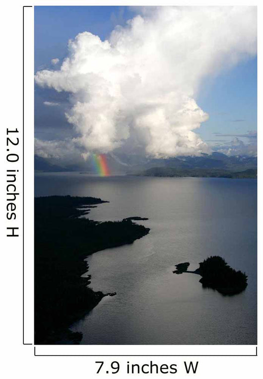 Rainbow Emerges from Thundercloud Wall Decal