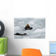 Sea Otters amongst Ice Wall Decal