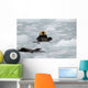 Sea Otters amongst Ice Wall Decal