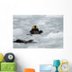 Sea Otters amongst Ice Wall Decal