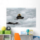 Sea Otters amongst Ice Wall Decal