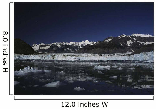 Scenic Columbia Glacier Prince Wall Decal Design 2