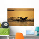 Composite Setting Sun Illuminates Wall Decal 1