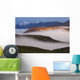 Fog Settles between Mountain Wall Decal