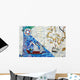 World Map Wall Mural