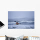 Man Kayak Surfing Winter Wall Decal Design 2