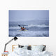 Man Kayak Surfing Winter Wall Decal Design 2