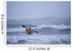 Man Kayak Surfing Winter Wall Decal Design 2