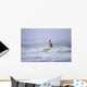 Man Kayak Surfing Winter Wall Decal Design 1