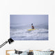 Man Kayak Surfing Winter Wall Decal Design 1