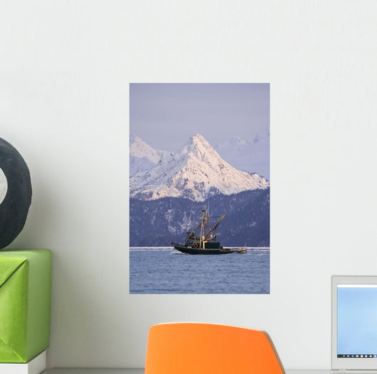 Commercial Fishing Boat Wall Decal