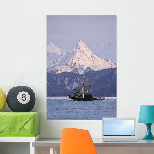 Commercial Fishing Boat Wall Decal