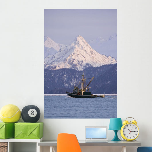 Commercial Fishing Boat Wall Decal