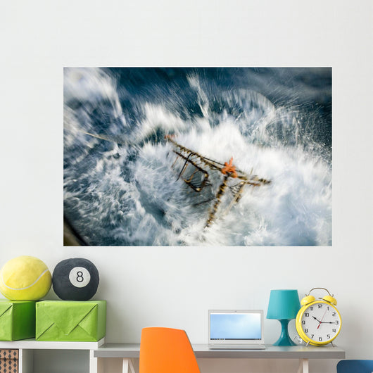 Baited Pot Crashes into Wall Decal