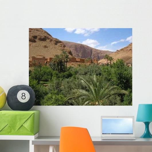 Maroc Oasis Dans Les Wall Decal