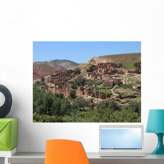Morocco Road from Tizi Wall Decal