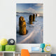 Surf Rushing around Old Wall Decal