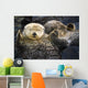 Captive Two Sea Otters Wall Decal