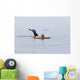 Humpback Whale Surfaces near Wall Decal Design 2