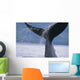 Up Humpback Whale Fluke Wall Decal