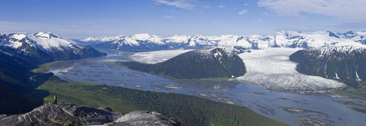 Aerial Taku River Wall Decal