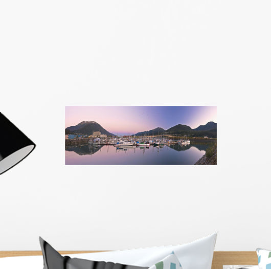 Moonrise over Douglas Island Wall Decal