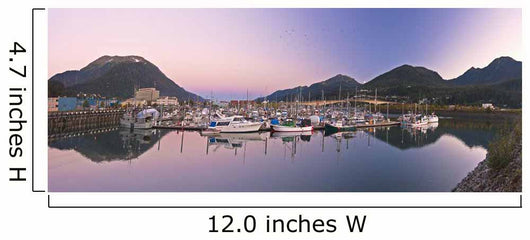 Moonrise over Douglas Island Wall Decal