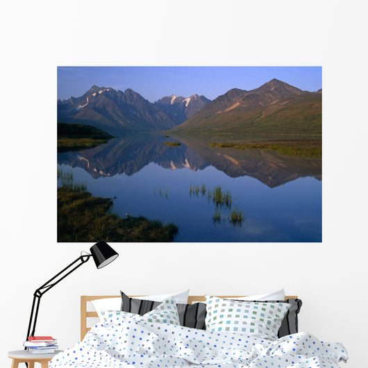 Chigmit Mtns Reflecting Wall Decal