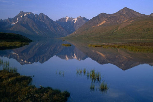 Chigmit Mtns Reflecting Wall Decal