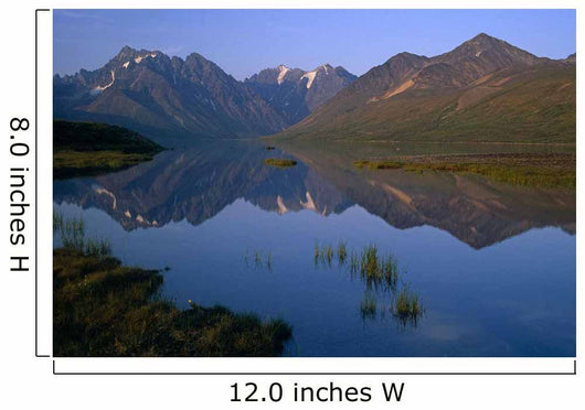 Chigmit Mtns Reflecting Wall Decal