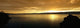 Sonnenuntergang am Baikalsee Wall Mural