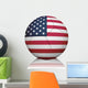 American Flag Football Wall Decal