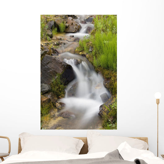 Up Small Stream Cascade Wall Decal