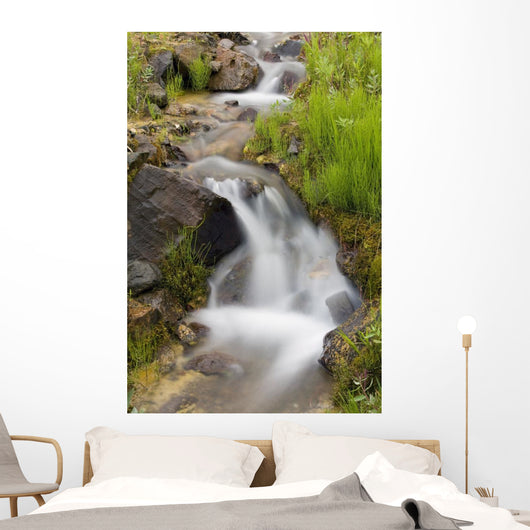 Up Small Stream Cascade Wall Decal