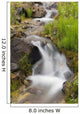 Up Small Stream Cascade Wall Decal