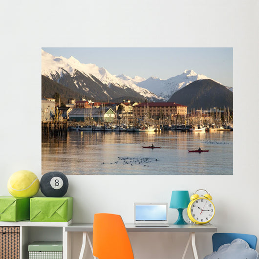 Kayakers Wall Decal