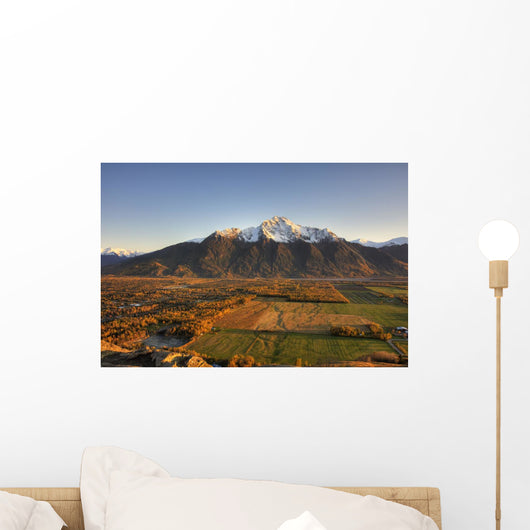 Sunset Pioneer Peak and Wall Decal