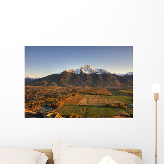 Sunset Pioneer Peak and Wall Decal