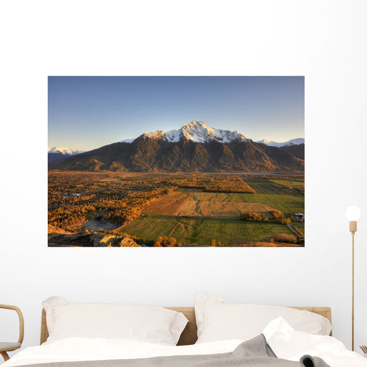 Sunset Pioneer Peak and Wall Decal