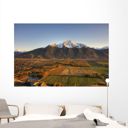 Sunset Pioneer Peak and Wall Decal