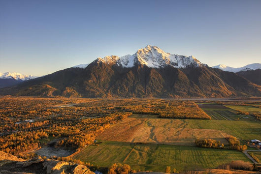 Sunset Pioneer Peak and Wall Decal