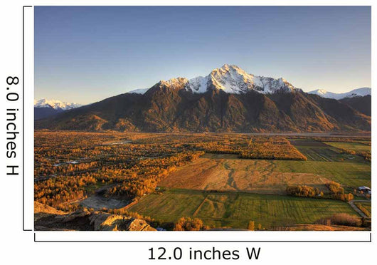 Sunset Pioneer Peak and Wall Decal