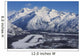 Aerial Valdez Alaska during Wall Decal