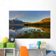 Scenic Pioneer Peak Reflecting Wall Decal Design 1